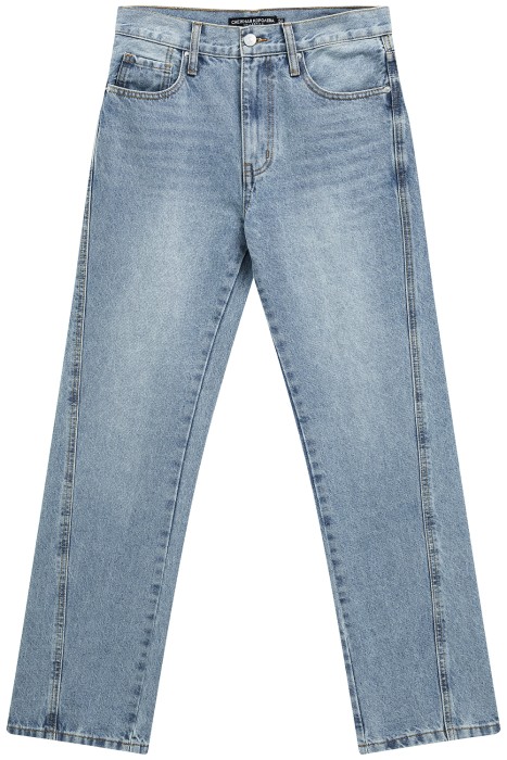 джинсы прямые из россии вид сбоку