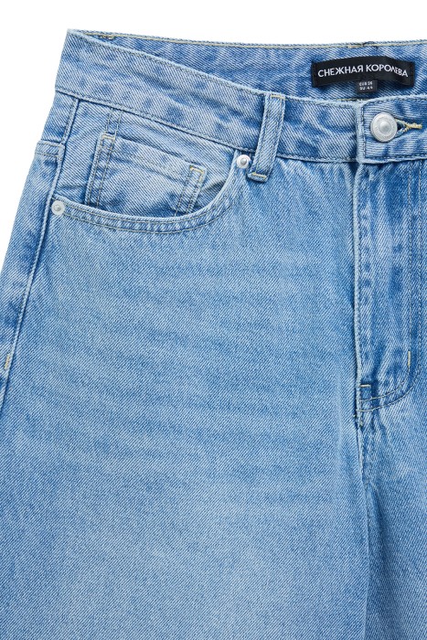 джинсы широкие от бренда снежная королева вид слева