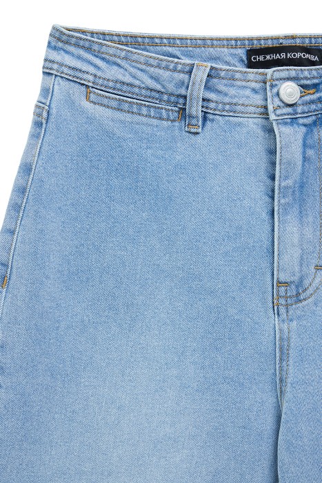 джинсы широкие от бренда снежная королева вид слева