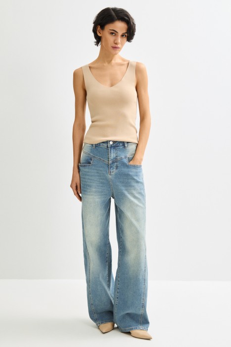 джинсы широкие 805225003 фотография