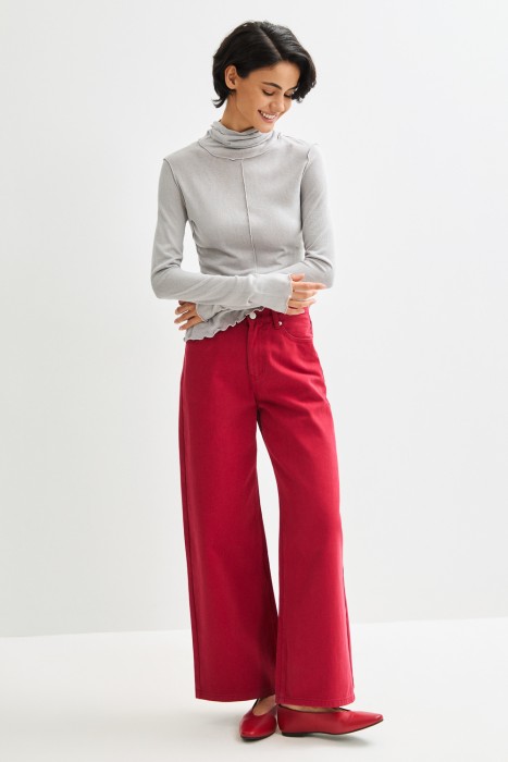 джинсы широкие 805229003 фотография