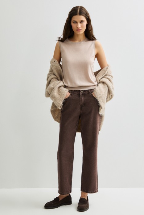 джинсы укороченные 805219003 фотография