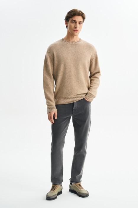 джинсы зауженные утепленные 784080003 фотография