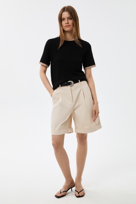 футболка из фактурного трикотажа 814497003 фотография