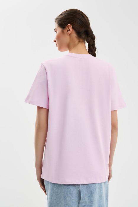 футболка из хлопка по цене 630 руб вид справа