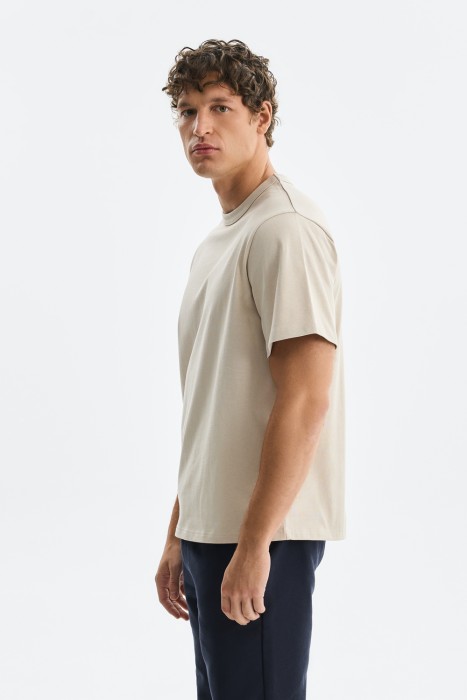 футболка из хлопка от бренда снежная королева вид слева