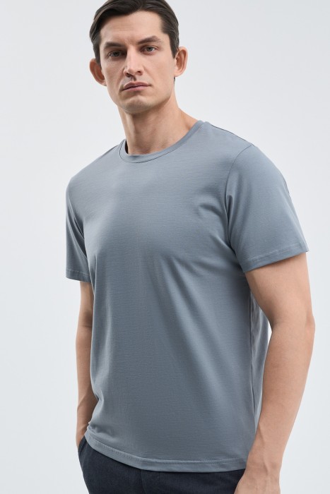 футболка из хлопка от бренда снежная королева вид слева