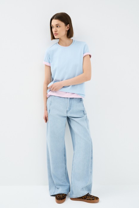 футболка из хлопка из россии вид сбоку