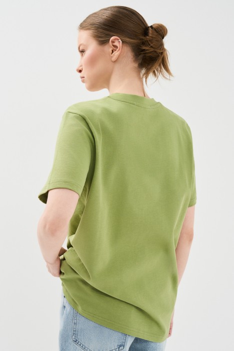 футболка из хлопка по цене 630 руб вид справа