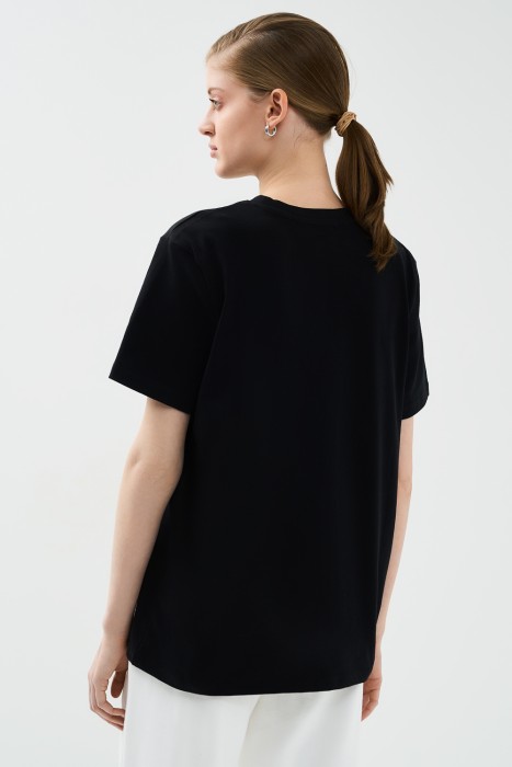 футболка из хлопка по цене 630 руб вид справа