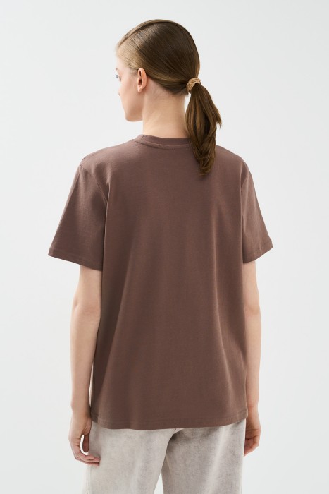 футболка из хлопка по цене 630 руб вид справа