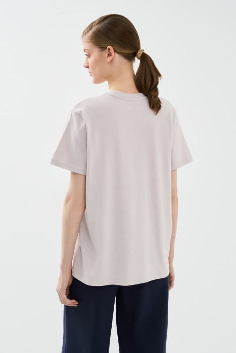 футболка из хлопка по цене 630 руб вид справа