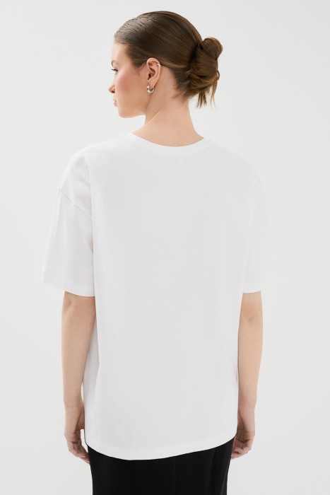 футболка из хлопка по цене 720 руб вид справа