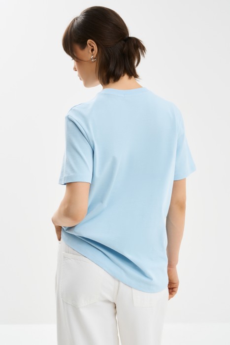 футболка из хлопка по цене 630 руб вид справа