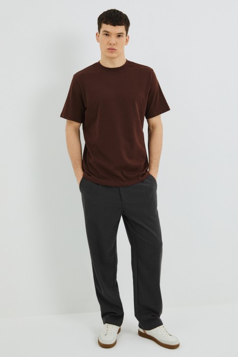 футболка из хлопка от бренда снежная королева вид слева