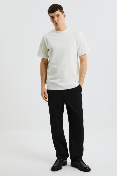 футболка из хлопка от бренда снежная королева вид слева