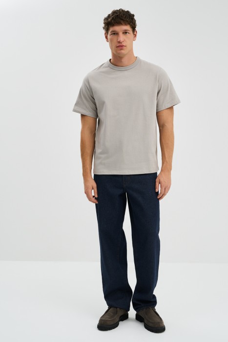 футболка из хлопка от бренда снежная королева вид слева