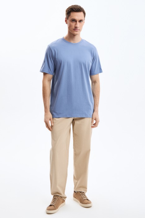 футболка из хлопка от бренда снежная королева вид слева