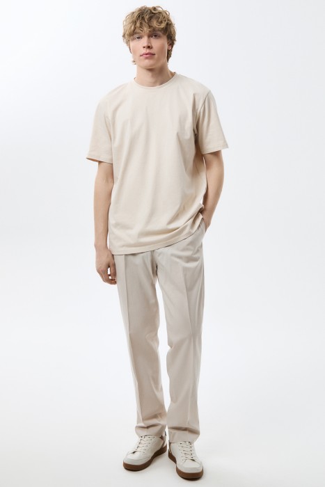 футболка из хлопка от бренда снежная королева вид слева