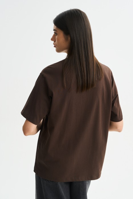 футболка из хлопка по цене 520 руб вид справа