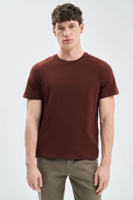 футболка из хлопка от бренда снежная королева вид слева