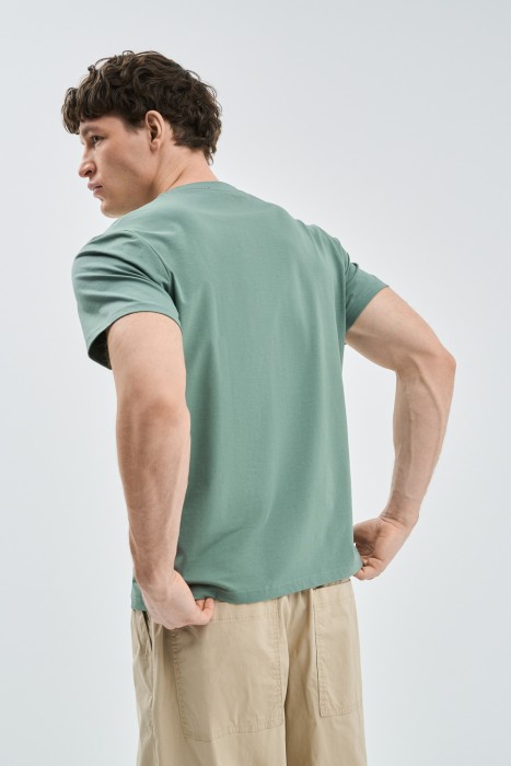 футболка из хлопка по цене 520 руб вид справа