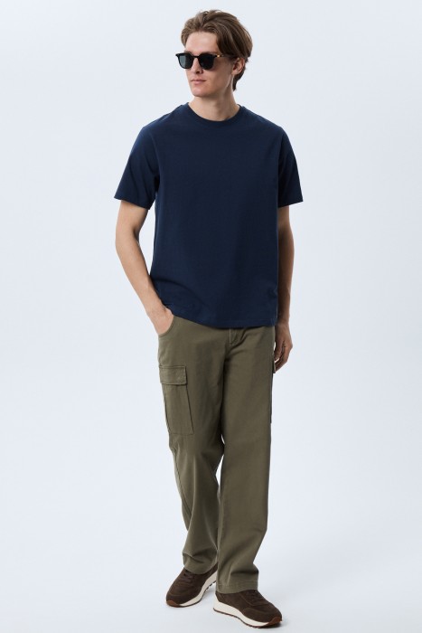 футболка из хлопка от бренда снежная королева вид слева