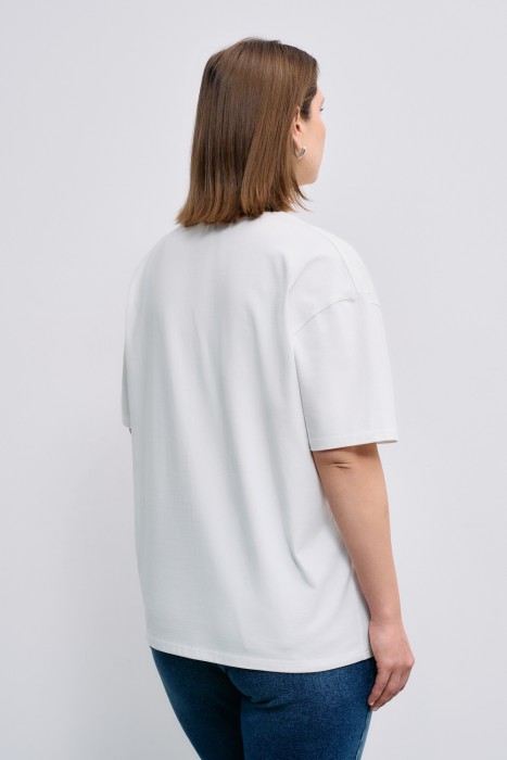 футболка оверсайз по цене 1150 руб вид справа