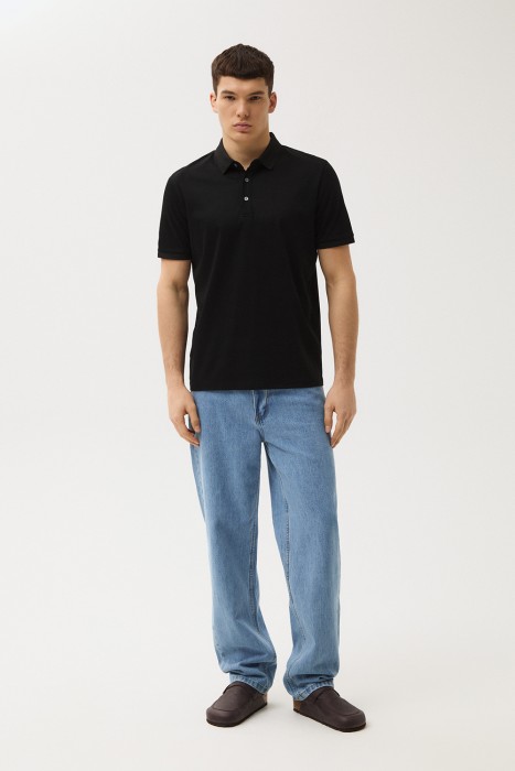 футболка-поло от бренда снежная королева вид слева