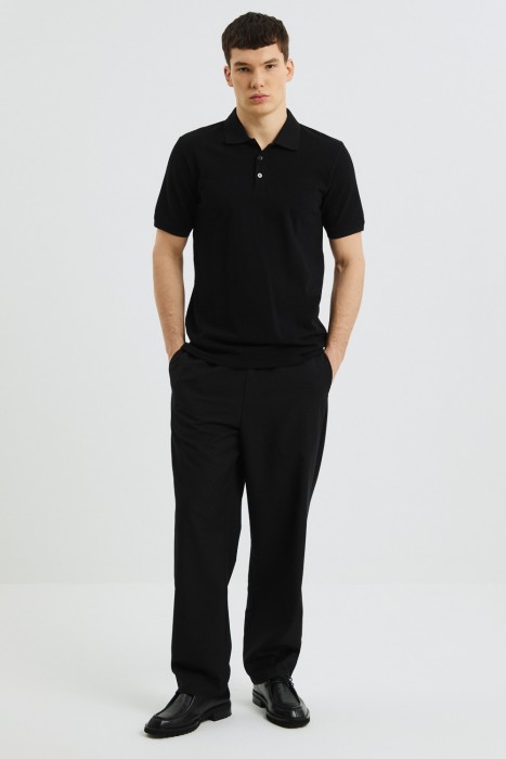 футболка-поло от бренда снежная королева вид слева