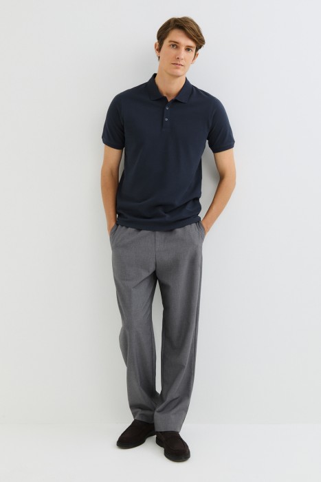 футболка-поло от бренда снежная королева вид слева