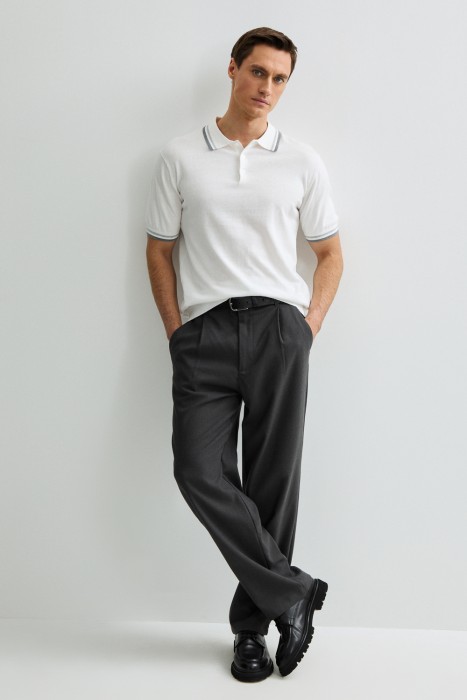 футболка-поло от бренда снежная королева вид слева