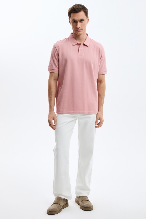 футболка-поло от бренда снежная королева вид слева