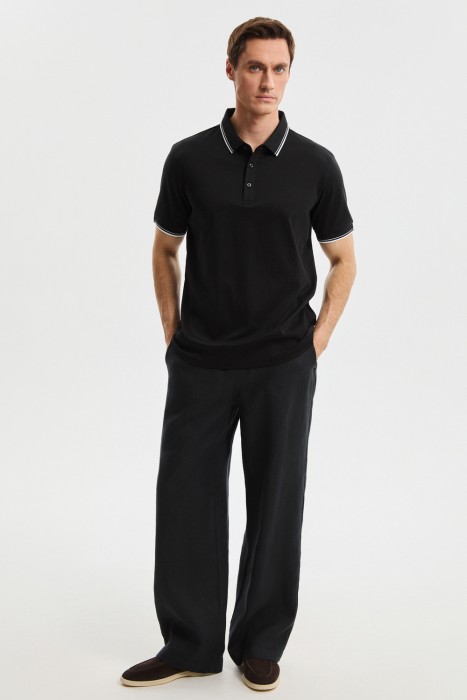 футболка-поло от бренда снежная королева вид слева