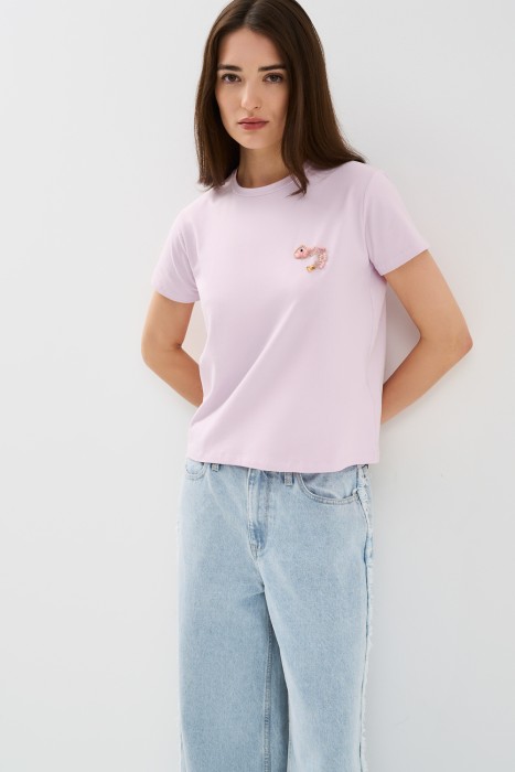 футболка с декором 762147003 фотография