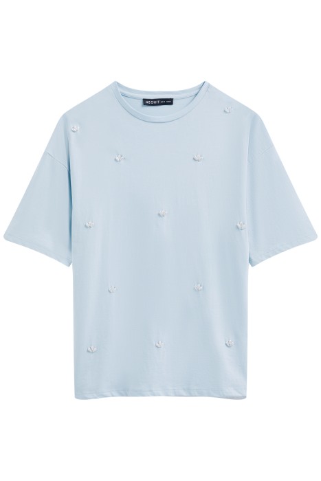 футболка с декором из россии вид сбоку