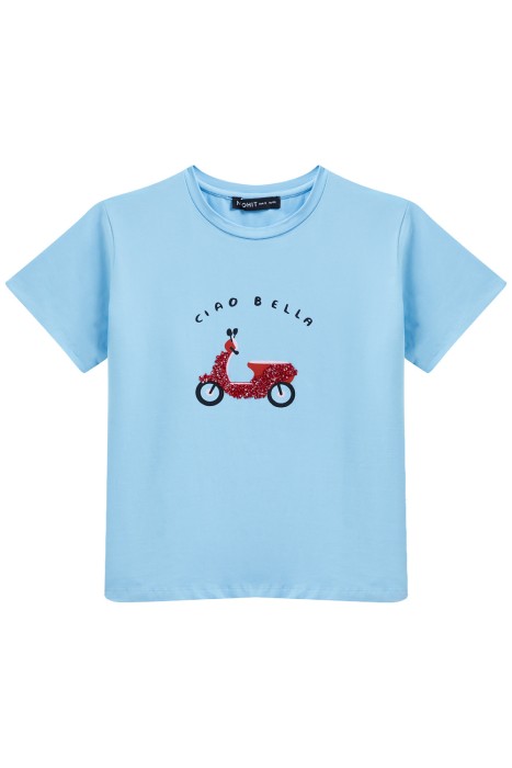 футболка с декором из россии вид сбоку