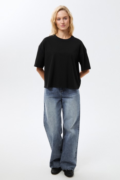 футболка с декором 815638003 фотография