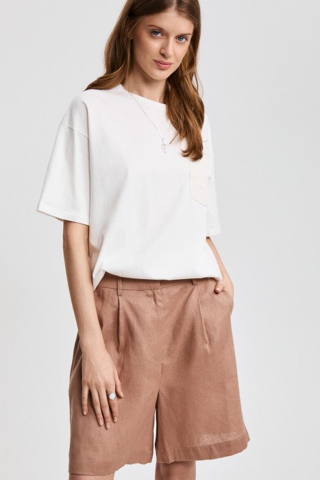 футболка с декором 813874003 фотография