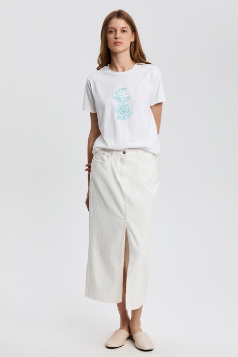 футболка с декором 805824003 фотография