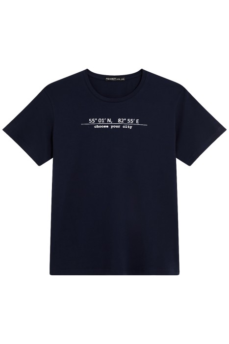 футболка с принтом из россии вид сбоку