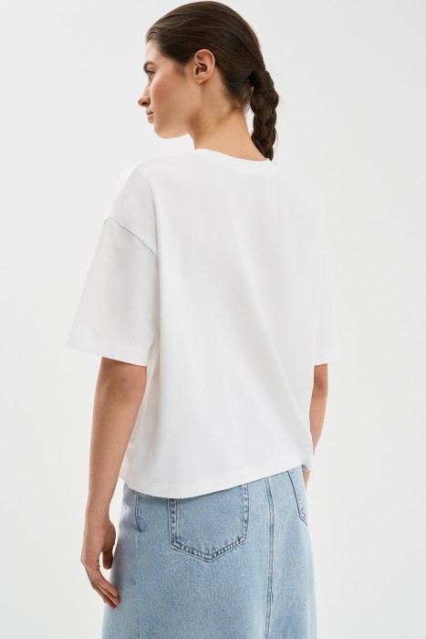 футболка с принтом по цене 1040 руб вид справа