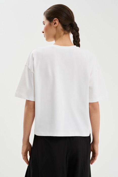 футболка с принтом по цене 1040 руб вид справа