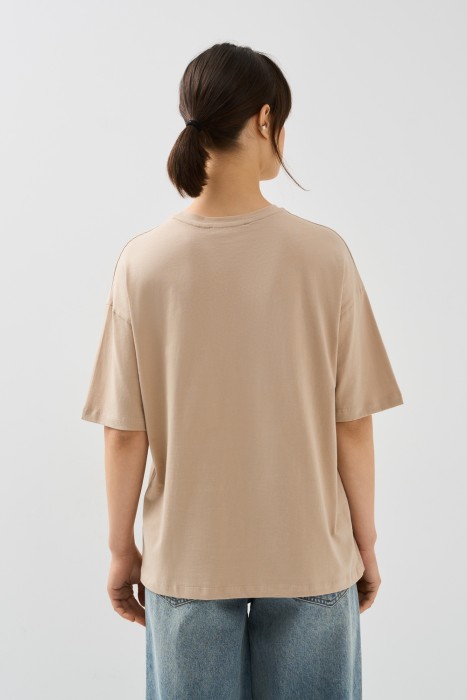 футболка с принтом по цене 720 руб вид справа