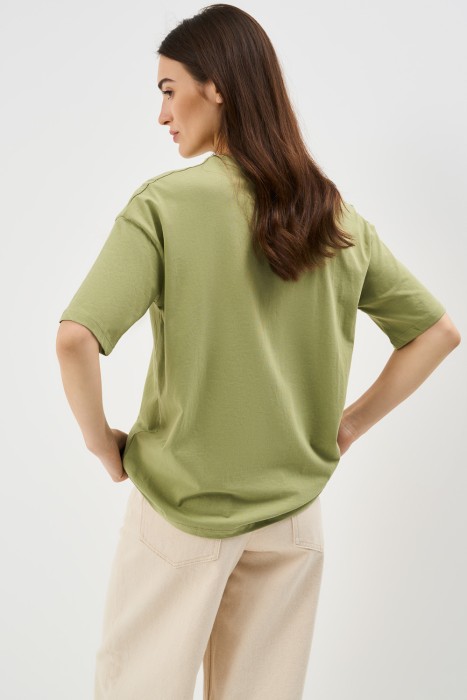 футболка с принтом по цене 720 руб вид справа