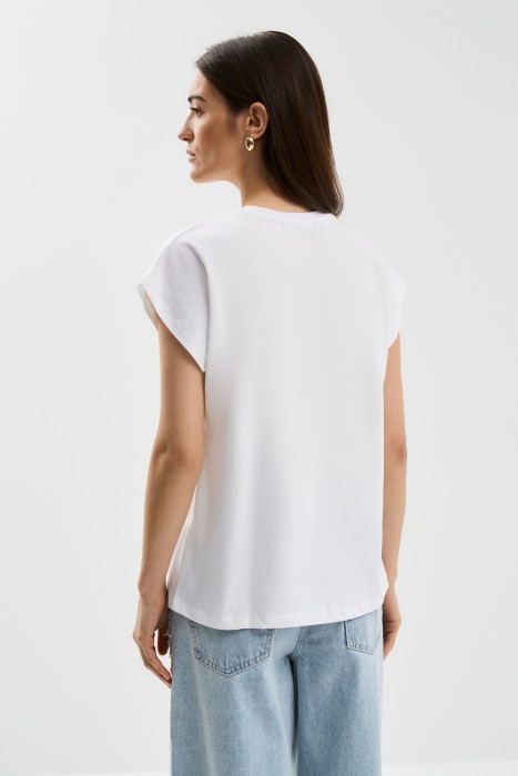 футболка с принтом по цене 800 руб вид справа