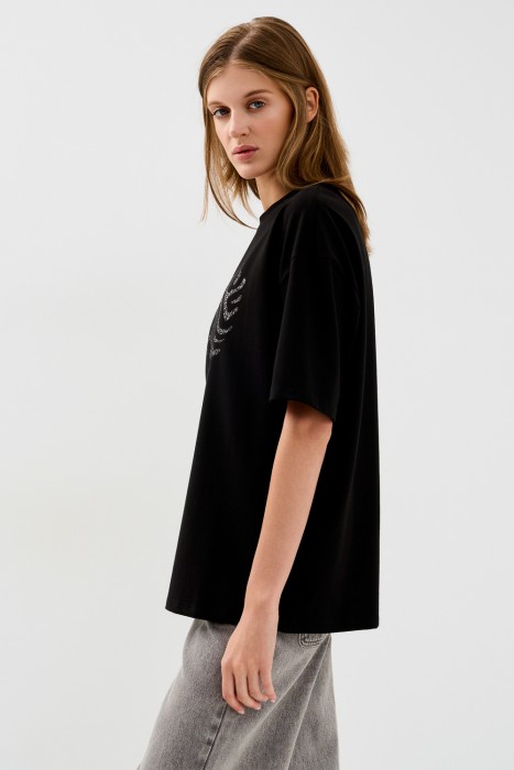 футболка с принтом по цене 1150 руб вид справа