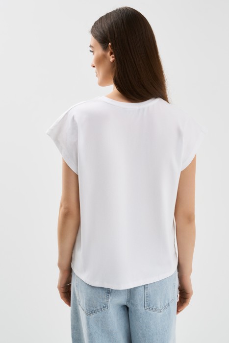 футболка с принтом по цене 800 руб вид справа