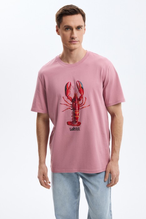 футболка с принтом от бренда снежная королева вид слева