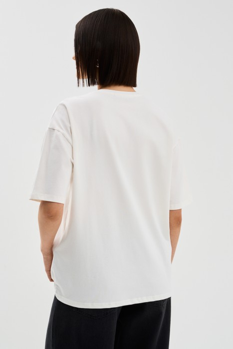 футболка с принтом по цене 960 руб вид справа